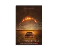 JUBHGGU TV Show Supernatural Season 15 Poster Poster Decorative Painting Canvas Wall Posters And Art Picture Print Modern Family Bedroom Decor Posters 24x36inch(60x90cm)