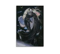 JUBHGGU Vampire Hunter D Anime Movie Poster Poster Decorative Painting Canvas Wall Posters And Art Picture Print Modern Family Bedroom Decor Posters 24x36inch(60x90cm)