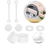 JUBI RION Stanley Cup Accessories - Set of 8 Silicone Spill Stopper and Stanley Cup Boots, Clear, Round, Accessory, Bottle Stopper