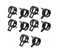 Jubilee Clips Assorted, 10 PCS Spring with Fuel Hose Clip Silicone Hose Reusable 5-16mm Pipe Clip Lines Water Tube Clamps Fasteners Assortment(13mm)