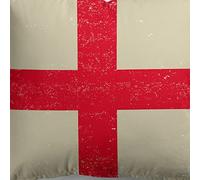 Jubilee Cotton Rich Cushion Printed Panel with Plain Backing Panel Both 18" x 18" Union Jack Royal Queen Arms St. George Crown (St George)