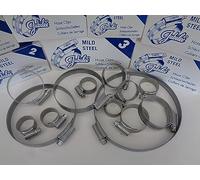 Jubilee® Genuine Hose Clip Pipe Clamp, Choose Size and Quantity (5, 4-MS 70 mm-90 mm)