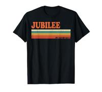 Jubilee Retro Personalized First Name Vintage Stripes Value Graphic T-Shirt