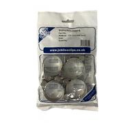 Jubilee® Superclamp SS304 Stainless Steel Heavy Duty Hose Clamp, DIN3017 W4, 131-139mm Adjustment, 2 Pack, Part No JSC139SS, Single Bolt 360° Seal Bridge, GBS Barrel Exhaust Pipe Clamp for S