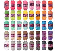JubileeYarn Amigurumi Select Yarn - Baby Weight Acrylic - Every Colour - 40 Skeins