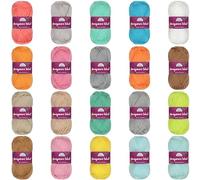 JubileeYarn Amigurumi Select Yarn - Baby Weight Acrylic - Lighter Colours - 20 Skeins