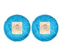 JubileeYarn Bamboo Cotton Chunky Yarn - 100g/Ball - Clear Waters - 2 Balls