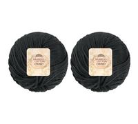 JubileeYarn Bamboo Cotton Chunky Yarn - 100g/Ball - Deep Grey - 2 Balls