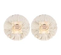 JubileeYarn Bamboo Cotton Chunky Yarn - 100g/Ball - Moon Beam - 2 Balls