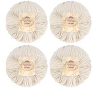 JubileeYarn Bamboo Cotton Chunky Yarn - 100g/Ball - Moon Beam - 4 Balls