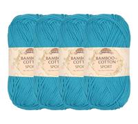 JubileeYarn Bamboo Cotton Sport 4 Ply Yarn - 50g/Skein - Clear Waters - 4 Skeins