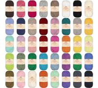 JubileeYarn Bamboo Cotton Sport 4 Ply Yarn - 50g/Skein - Variety Pack - 4 Skeins