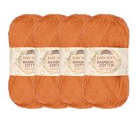 JubileeYarn Bamboo Cotton Sport Yarn - 50g/Skein - Sepia - 4 Skeins