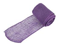 JubileeYarn Burlap Jute Craft Ribbon - 5.5" x 10 Yards - Purple - 1 Roll