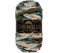 JubileeYarn Chenille Yarn - 100g/Skein Worsted Weight - Arcadia - Variegated Multicolor Velvet - 1 Skein