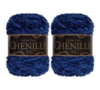 JubileeYarn Chenille Yarn - Worsted Weight - 100g/cake - Lolite - 2 Cakes