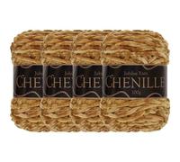 JubileeYarn Chenille Yarn - Worsted Weight - 100g/cake - Teacake - 4 Cakes