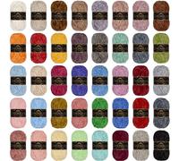 JubileeYarn Chenille Yarn - Worsted Weight - 100g/Skein - Variety Pack - 4 Skeins