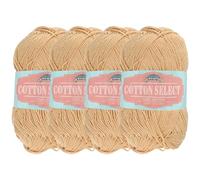 JubileeYarn Cotton Select Yarn - Sport Weight - 50g/Skein - Pumpkin Spice - 4 Skeins