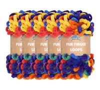 JubileeYarn Fun Finger Loops Yarn - Polyester Jumbo Weight Loop Yarn - 100g/Skein - Circe - 5 Skeins
