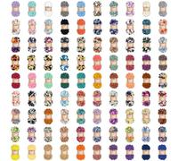 JubileeYarn Fun Finger Loops Yarn - Polyester Jumbo Weight Loop Yarn - 100g/Skein - Surprise Pack - 3 Skeins