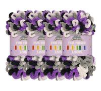 JubileeYarn Fun Finger Loops Yarn - Polyester Jumbo Weight Loop Yarn - 100g/Skein - Trosse - 4 Skeins