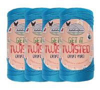 JubileeYarn Get It Twisted Yarn - 100g/Skein DK Worsted Polypropylene - 37th Parallel - 4 Cones