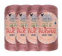 JubileeYarn Get It Twisted Yarn - 100g/Skein DK Worsted Polypropylene - Bohemian Grove - 4 Cones