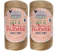 JubileeYarn Get It Twisted Yarn - 100g/Skein DK Worsted Polypropylene - Consciousness Grid - 2 Cones