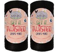 JubileeYarn Get It Twisted Yarn - 100g/Skein DK Worsted Polypropylene - Secret Society - 2 Cones