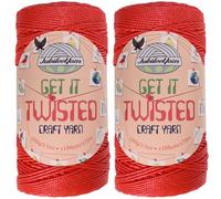 JubileeYarn Get It Twisted Yarn - 100g/Skein DK Worsted Polypropylene - Subliminal Messaging - 2 Cones