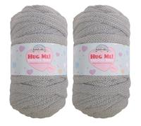 JubileeYarn Hug Me! Sweater Yarn - Jumbo Polyester - 300g/Skein - Crazy 4 U - 2 Skeins