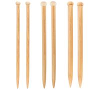 JubileeYarn Jumbo Bamboo Knitting Needles - 3 Pair Deluxe Set - 15mm, 20mm, 25mm