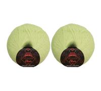 JubileeYarn Mohair Elixir Yarn - 50g/Skein Baby Wool Blend - Absinthe - 2 Balls