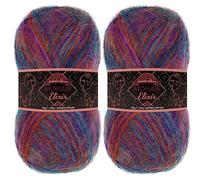 JubileeYarn Mohair Elixir Yarn - 50g/Skein Baby Wool Blend - Bella Luna - 2 Skeins