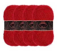 JubileeYarn Mohair Elixir Yarn - 50g/Skein Baby Wool Blend - Cosmopolitan - 4 Skeins