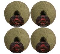 JubileeYarn Mohair Elixir Yarn - 50g/Skein Baby Wool Blend - Gin and Tonic - 4 Skeins