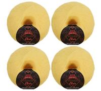 JubileeYarn Mohair Elixir Yarn - 50g/Skein Baby Wool Blend - Golden Dream - 4 Skeins