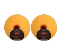 JubileeYarn Mohair Elixir Yarn - 50g/Skein Baby Wool Blend - Lemon Drop - 2 Ball