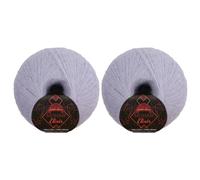 JubileeYarn Mohair Elixir Yarn - 50g/Skein Baby Wool Blend - Mermaid Lemonade - 2 Ball