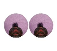 JubileeYarn Mohair Elixir Yarn - 50g/Skein Baby Wool Blend - Purple People Eater - 2 Ball