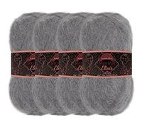 JubileeYarn Mohair Elixir Yarn - 50g/Skein Baby Wool Blend - Vesper - 4 Skeins