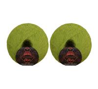 JubileeYarn Mohair Elixir Yarn - 50g/Skein Baby Wool Blend - Witch's Brew - 2 Ball