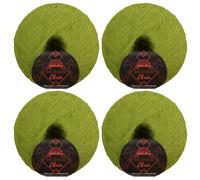 JubileeYarn Mohair Elixir Yarn - 50g/Skein Baby Wool Blend - Witch's Brew - 4 Balls