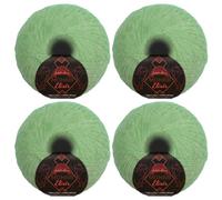 JubileeYarn Mohair Elixir Yarn - 50g/Skein Baby Wool Blend - Witch's Brew - 4 Skeins