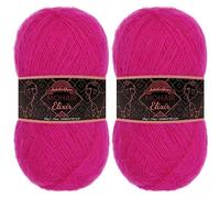 JubileeYarn Mohair Elixir Yarn - Baby Wool Blend - 50g/Skein - Violet Fizz - 2 Skeins