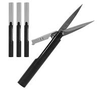 JubileeYarn Penblade Pen-Style Portable Travel Scissors - Charcoal - 3 Pairs