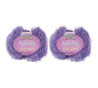JubileeYarn Sparkle Dish Scrubby Yarn - Worsted Weight - 50g/Skein - 106 Purple - 2 Skeins