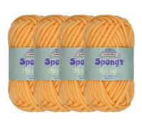 JubileeYarn Spongy Dish Yarn - Worsted Nylon Dishcloth - 50g/Skein - Cantaloupe - 4 Skeins