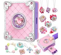 Jubilin Jewelry Bracelet DIY Making Kits, 79pcs Handmade Friendship Toys Arts Crafts for Kids, Necklaces Rings Jewellery Making Supplies Kit, Christmas Birthday Creative Gift Over 3 Years Old